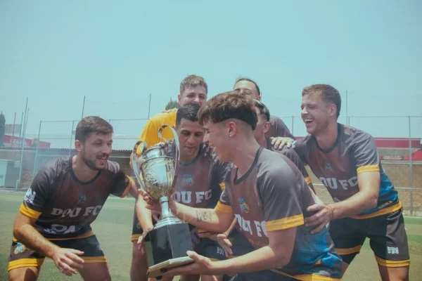 gaming team celebration trophy